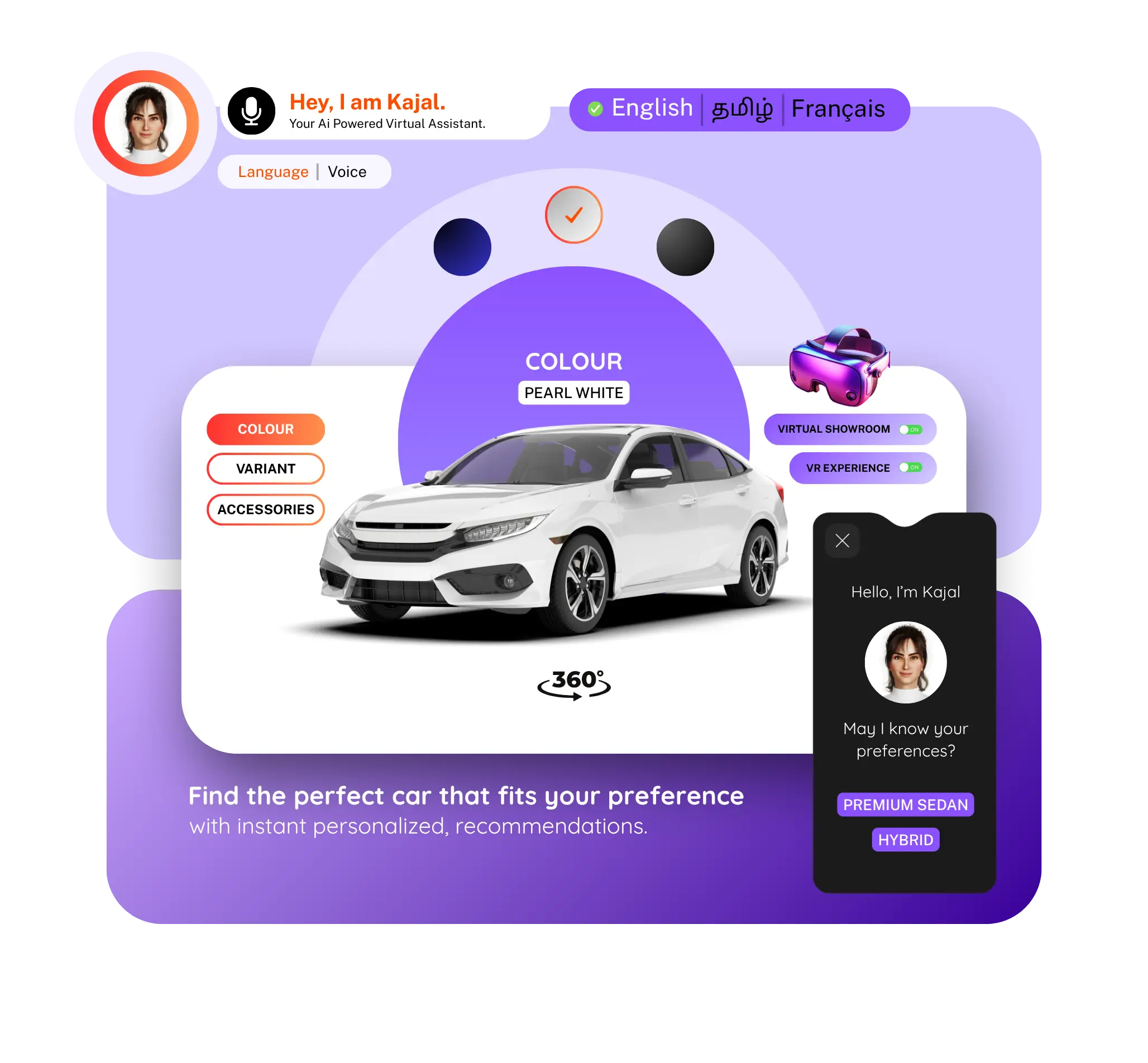 AI powered conversation experience