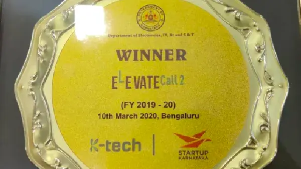 Winner of ELEVATE startup cell